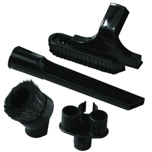 Bagged Set of Attachments - Crevice Tool, 3-tool Caddy, Upholstery Brush, and Round Dusting Brush